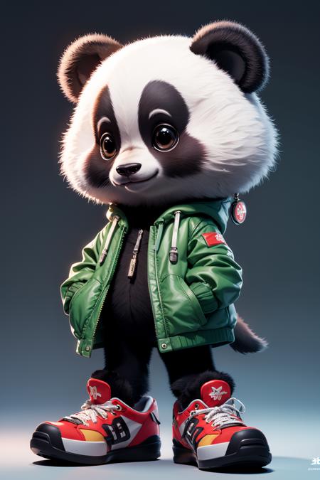 01952-4063566561-masterpiece, best quality, 8k, cinematic light, ultra high res, chibi, a panda, jacket, red shoes, earrings,.png